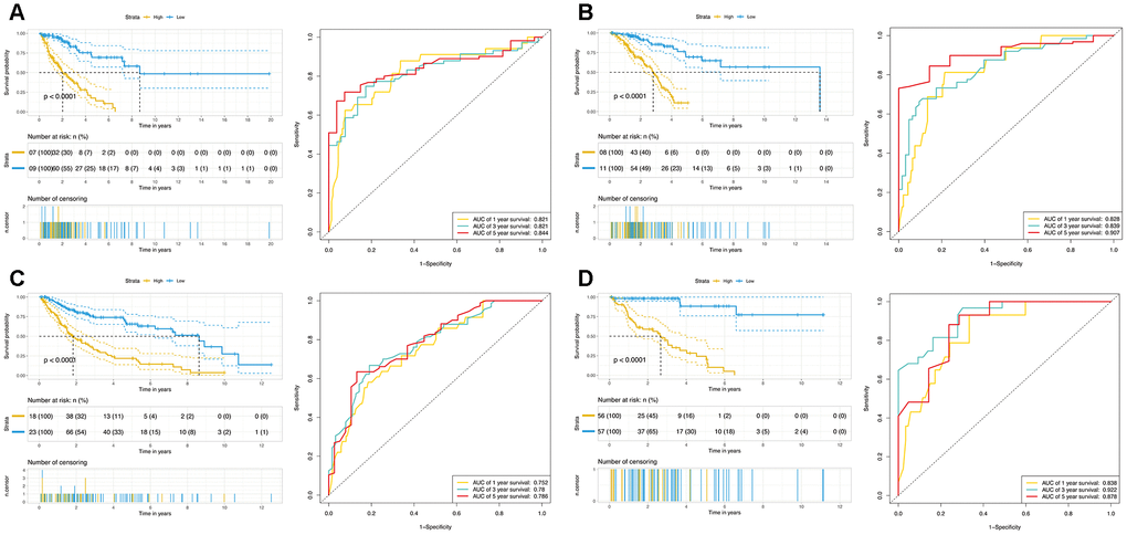 The prognostic analysis of DEAS events in NSCLC. (A) LUAD